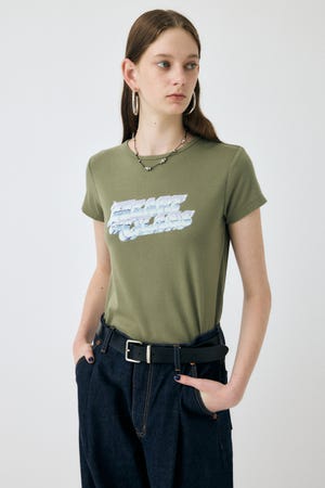な*な様 MOUSSY BEP グラフィック BABY TEE 新品　即日発送 MOUSSY | BEP グラフィック BABY TEE (Tシャツ・カットソー(半袖