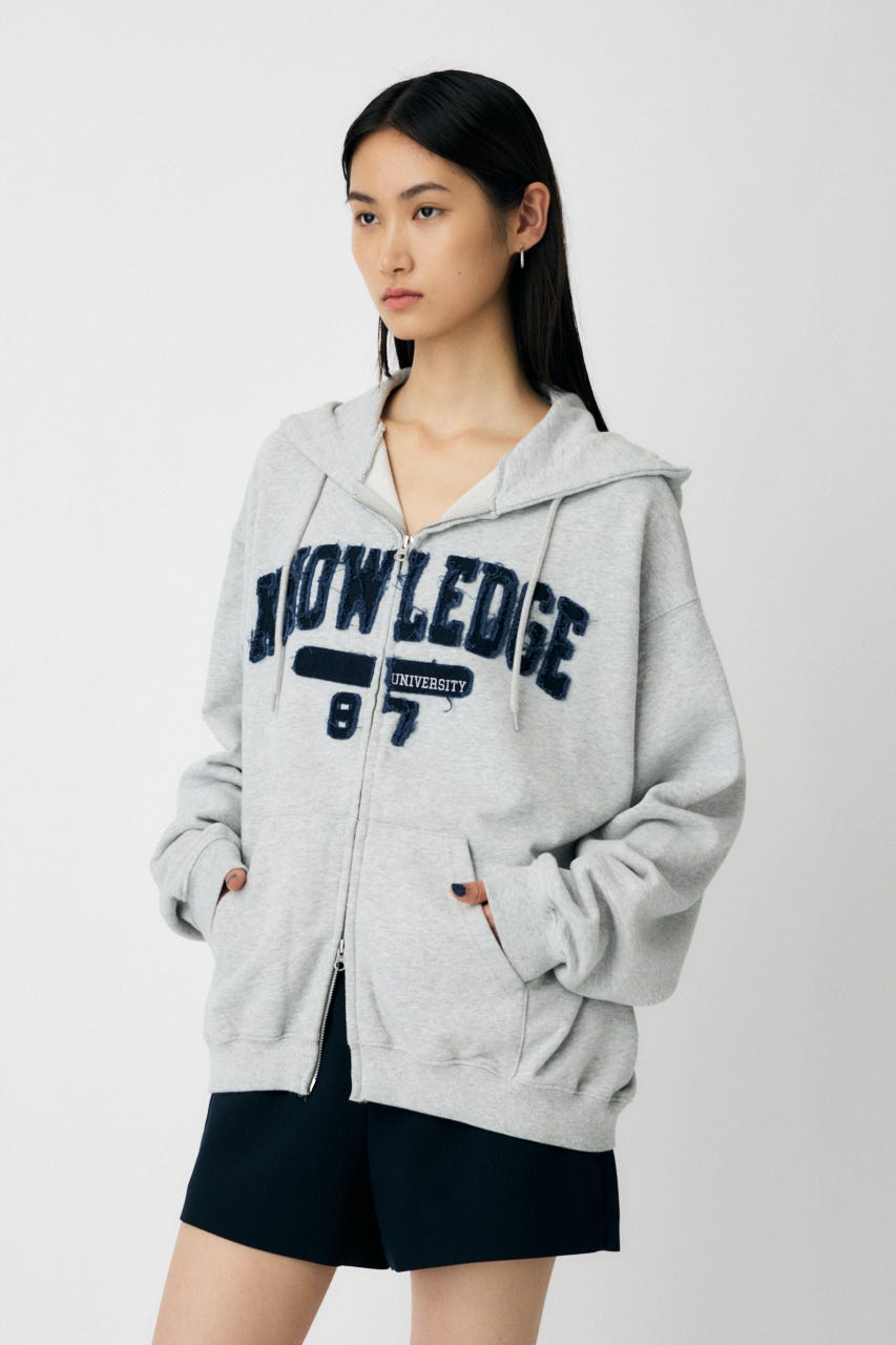 MOUSSY | 【再入荷！予約受付中】COLLEGIATE ZIP フーディー