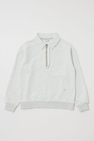 HALF ZIP SWEAT POLO プルオーバー
