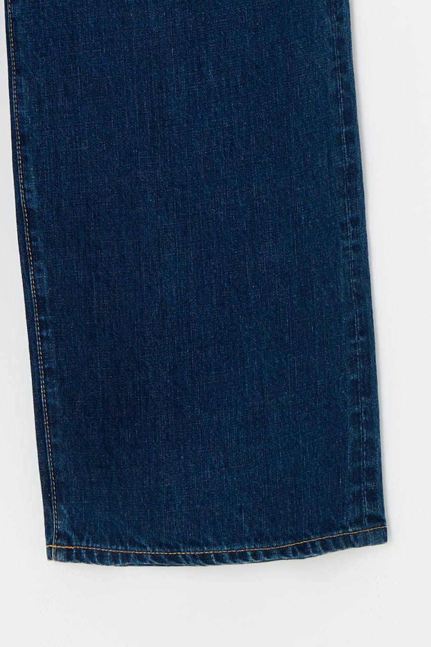 新品未使用　moussy TUCK WIDE ストレートデニム　サイズ2 MOUSSY | TUCK WIDE ストレートデニム (ワイド ) |SHEL'TTER