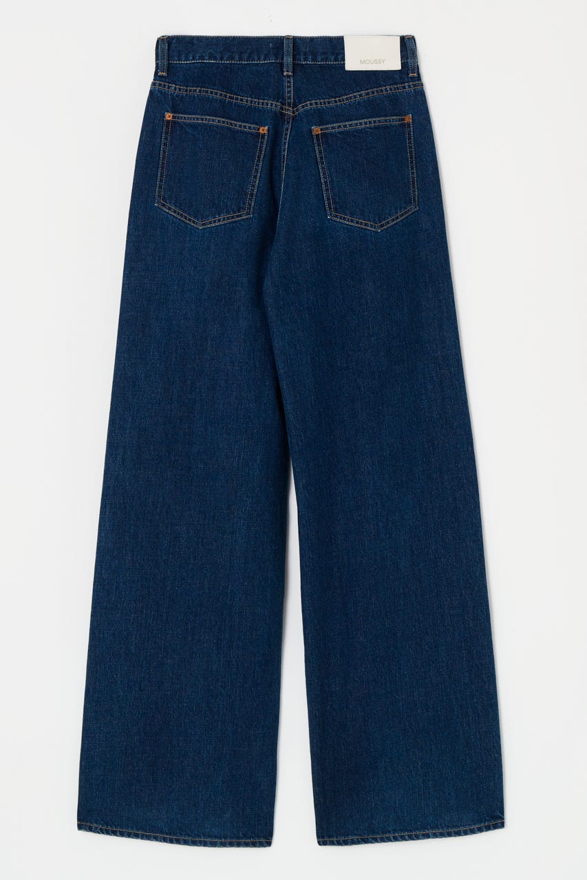 MOUSSY ストレートデニム MOUSSY | TUCK WIDE ストレートデニム (ワイド ) |SHEL'TTER