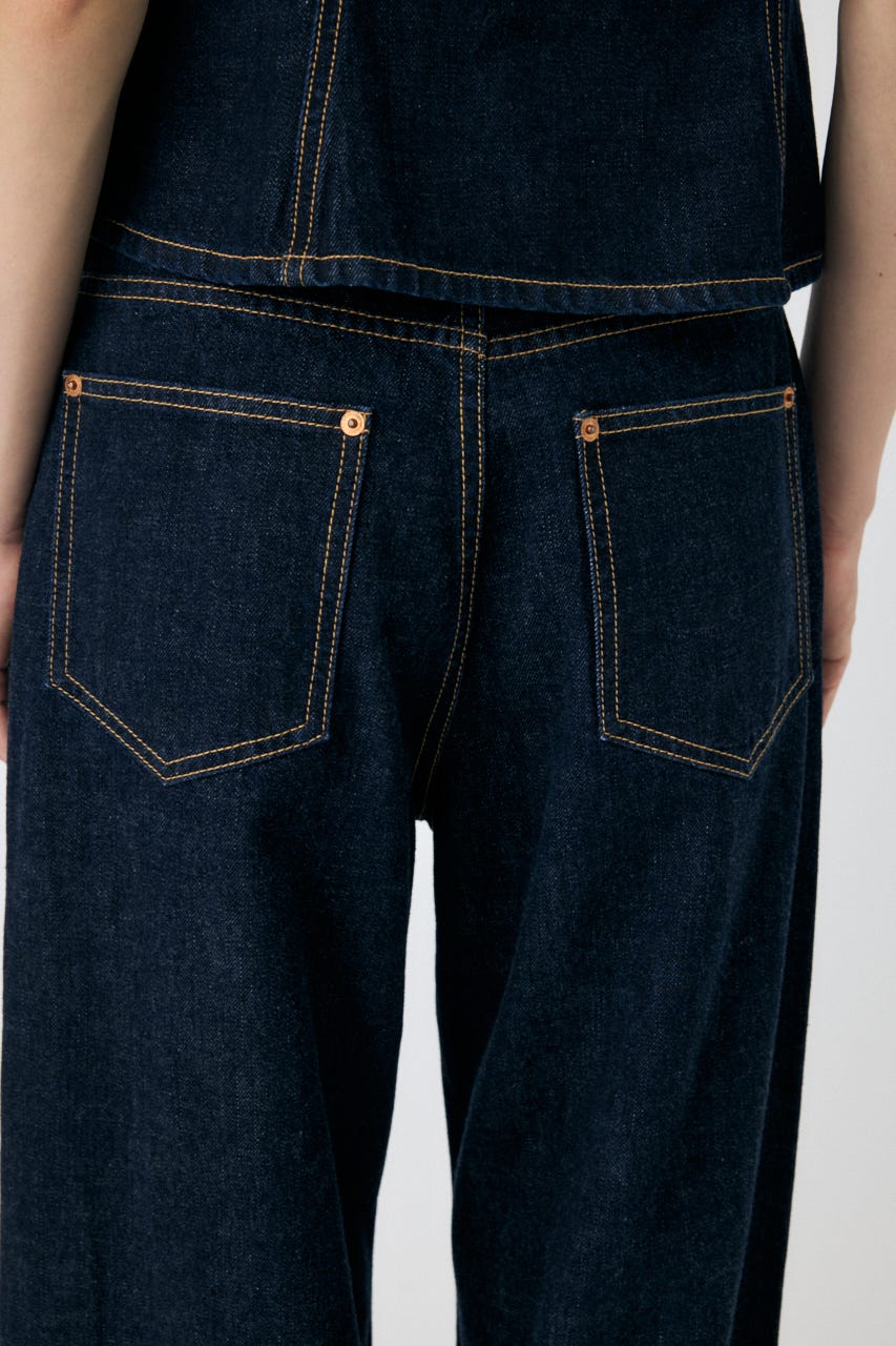 MOUSSY | TUCK WIDE ストレートデニム (ワイド ) |SHEL'TTER