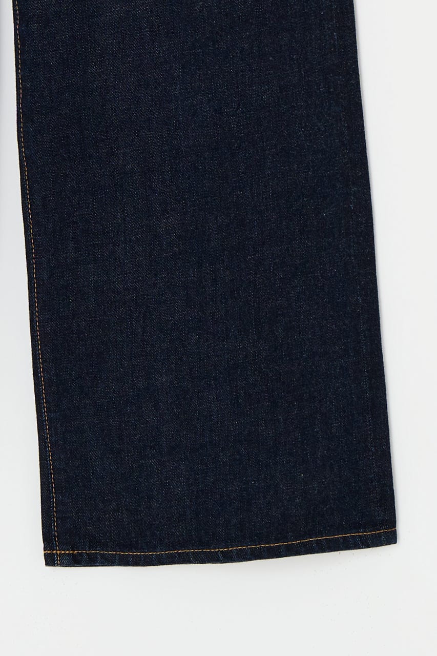 新品未使用　moussy TUCK WIDE ストレートデニム　サイズ2 MOUSSY | TUCK WIDE ストレートデニム (ワイド ) |SHEL'TTER