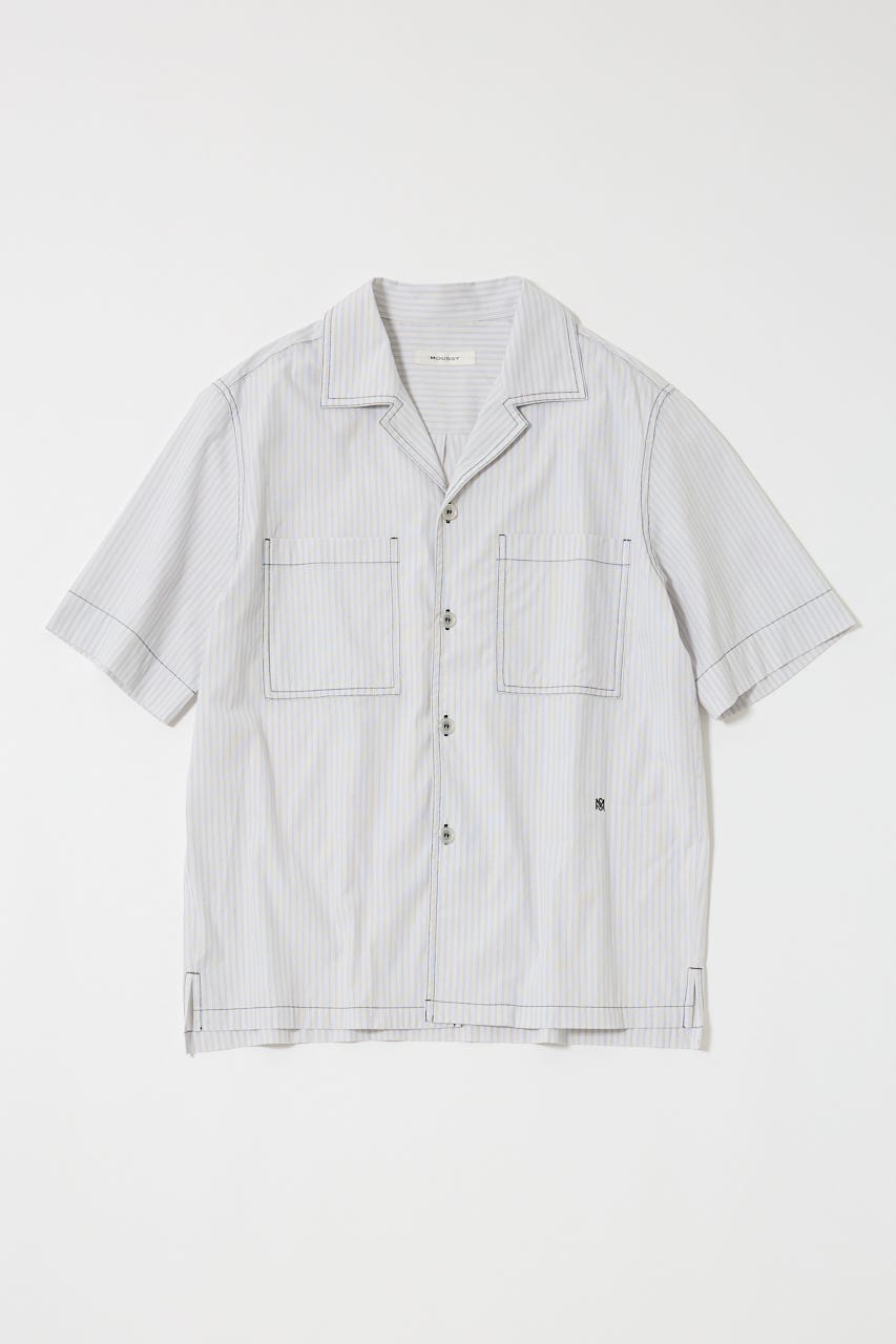 MOUSSY | OPEN COLLAR シャツ (シャツ・ブラウス ) |SHEL'TTER