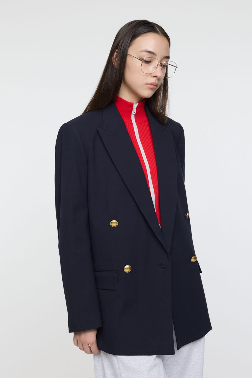 MOUSSY ジャケット DOUBLE BREASTED ブレザー MOUSSY | DOUBLE BREASTED ブレザー (ジャケット ) |SHEL'TTER