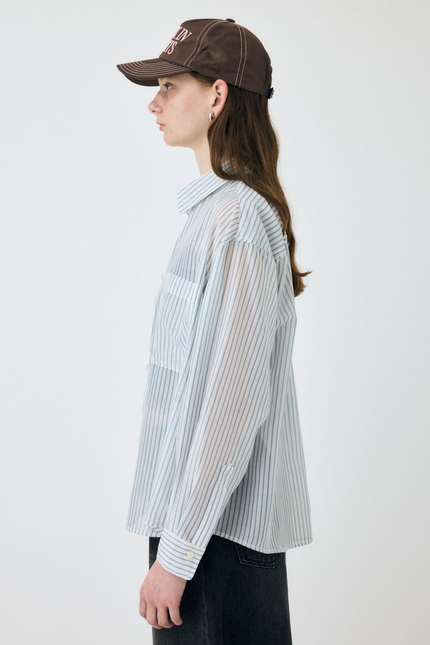 MOUSSY | 【ViVi掲載】OVERSIZED SHEER シャツ (シャツ