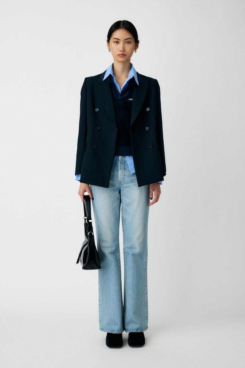 MOUSSY ダブルブレストジャケット MOUSSY | DOUBLE BREASTED PEAKED ジャケット (ジャケット