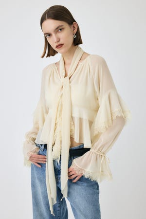 moussyブラウス MOUSSY | COTTON PINTUCK ブラウス (シャツ・ブラウス ) |SHEL