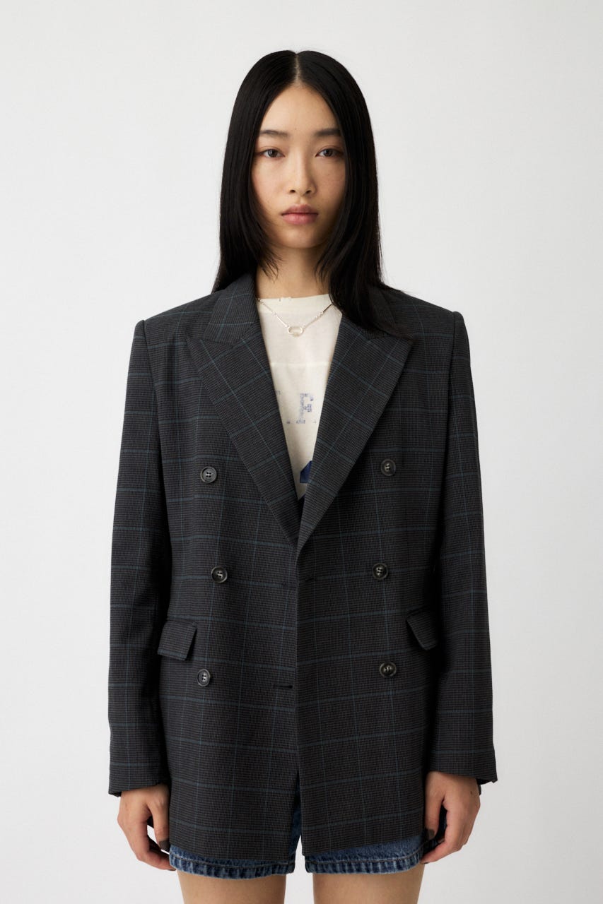 MOUSSY♡ジャケット MOUSSY | 【ViVi・otonaMUSE掲載】PLAID FIT ジャケット