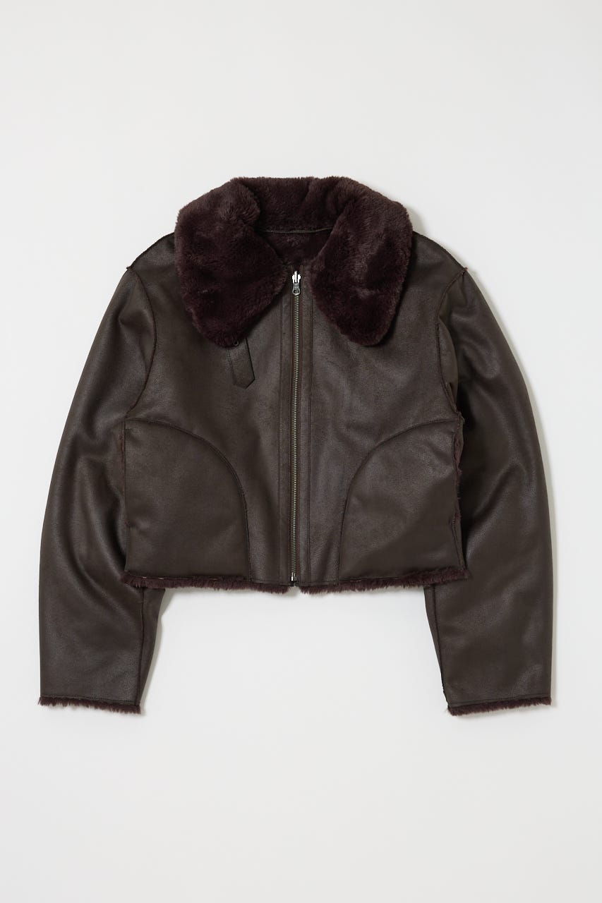 moussy ファージャケット MOUSSY | REVER FAUX ファーコート (ブルゾン ) |SHEL'TTER WEBSTORE