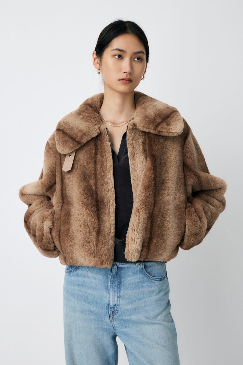 REVER FAUX ファーコート IVOY FREE