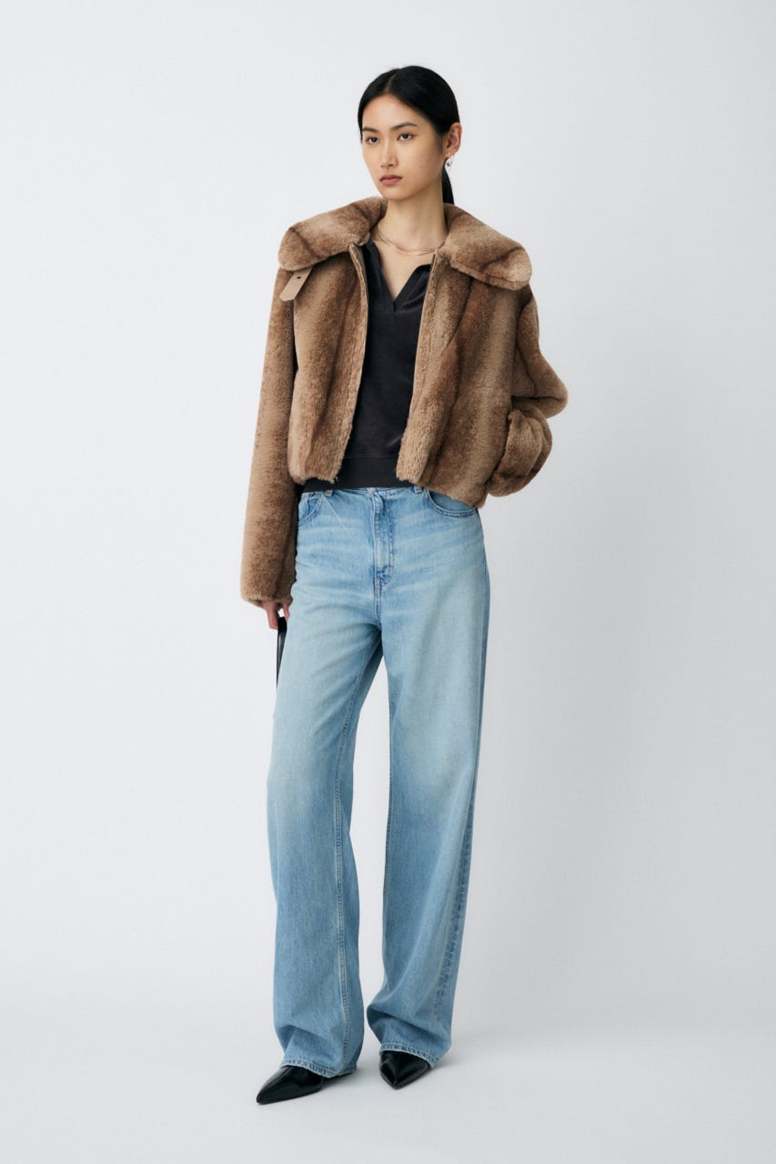 REVER FAUX ファーコート IVOY FREE