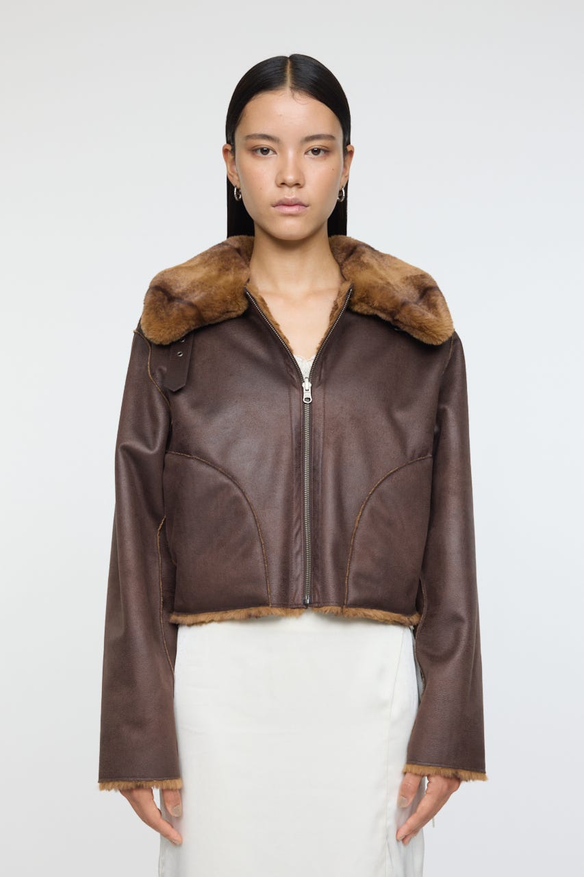 moussy ファージャケット MOUSSY | REVER FAUX ファーコート (ブルゾン ) |SHEL'TTER WEBSTORE