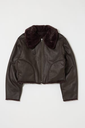 Moussy マウジー　フェイクファーロングジャケット　毛足長め 公式】MOUSSYのフェイクファー|アウター|シェルターウェブストア