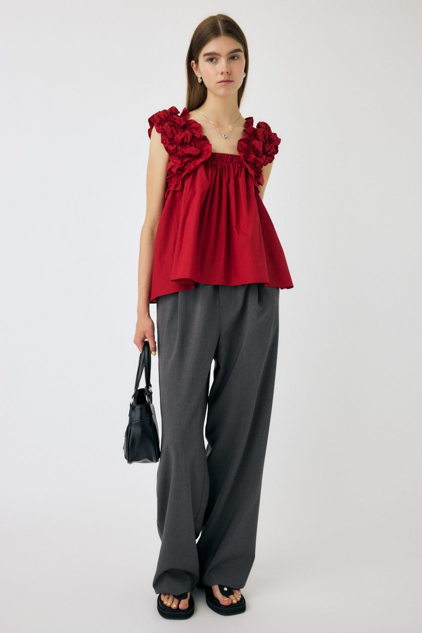 MOUSSY SHOULDER FRILLS トップス　マウジー MOUSSY | SHOULDER FRILLS トップス (その他トップス ) |SHEL