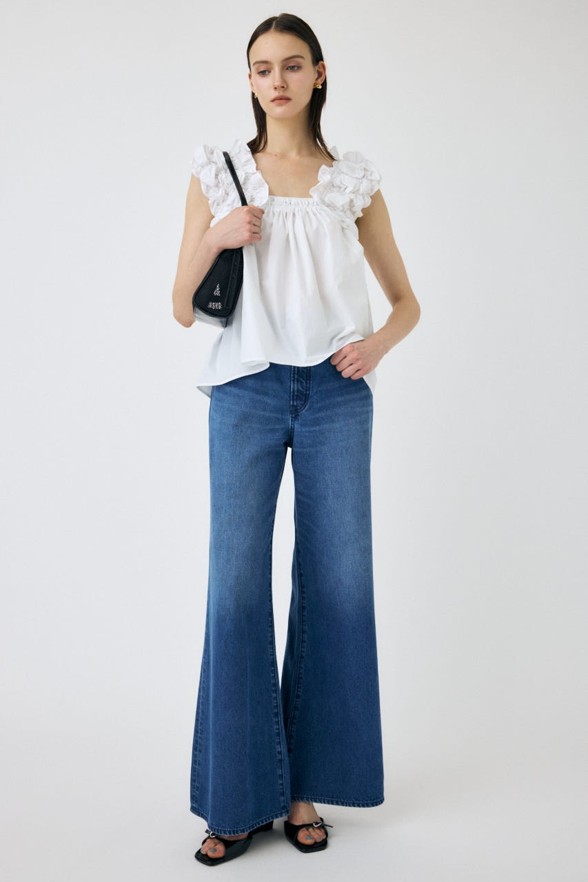 [新品未使用タグ付き] MOUSSY SHOULDER FRILLS トップス MOUSSY | SHOULDER FRILLS トップス (その他トップス ) |SHEL