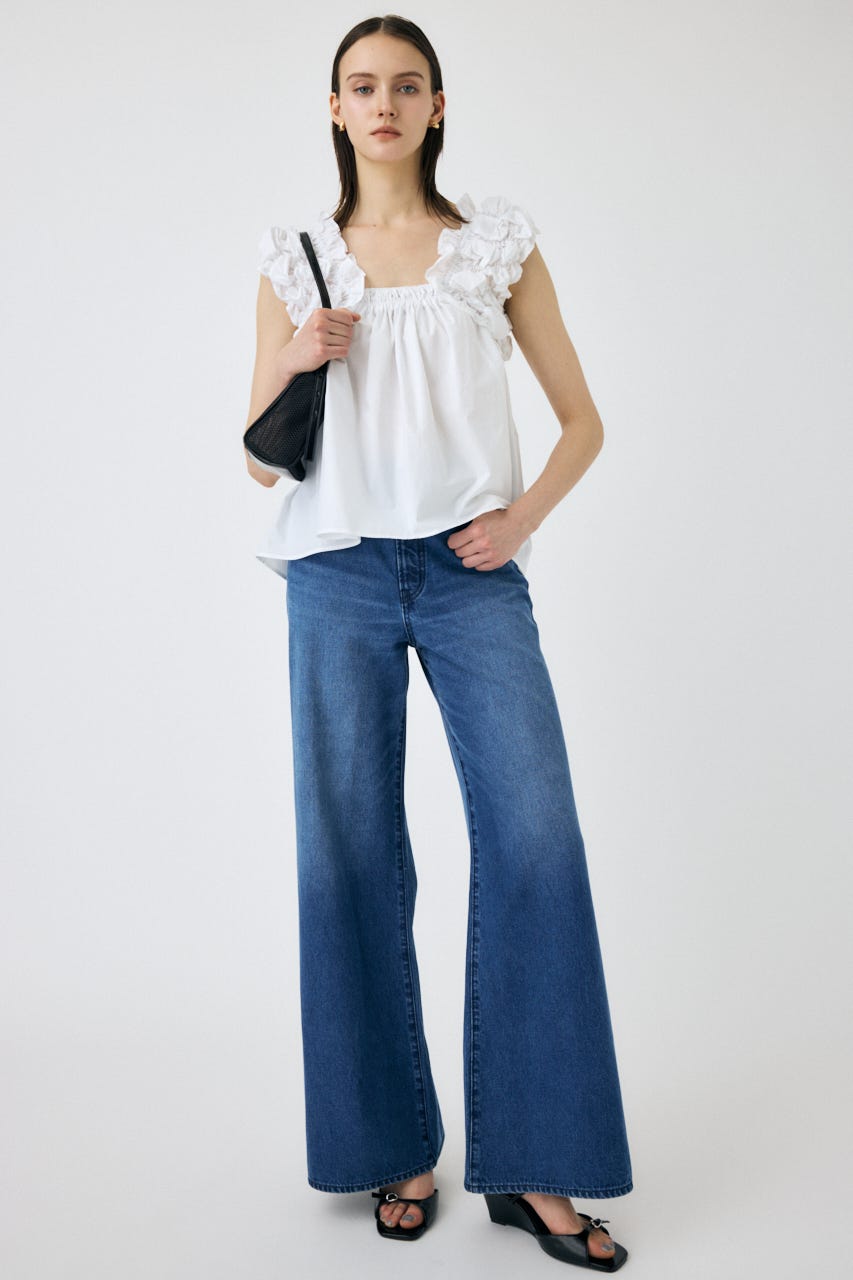 フリルトップス　マウジー MOUSSY | SHOULDER FRILLS トップス (その他トップス ) |SHEL