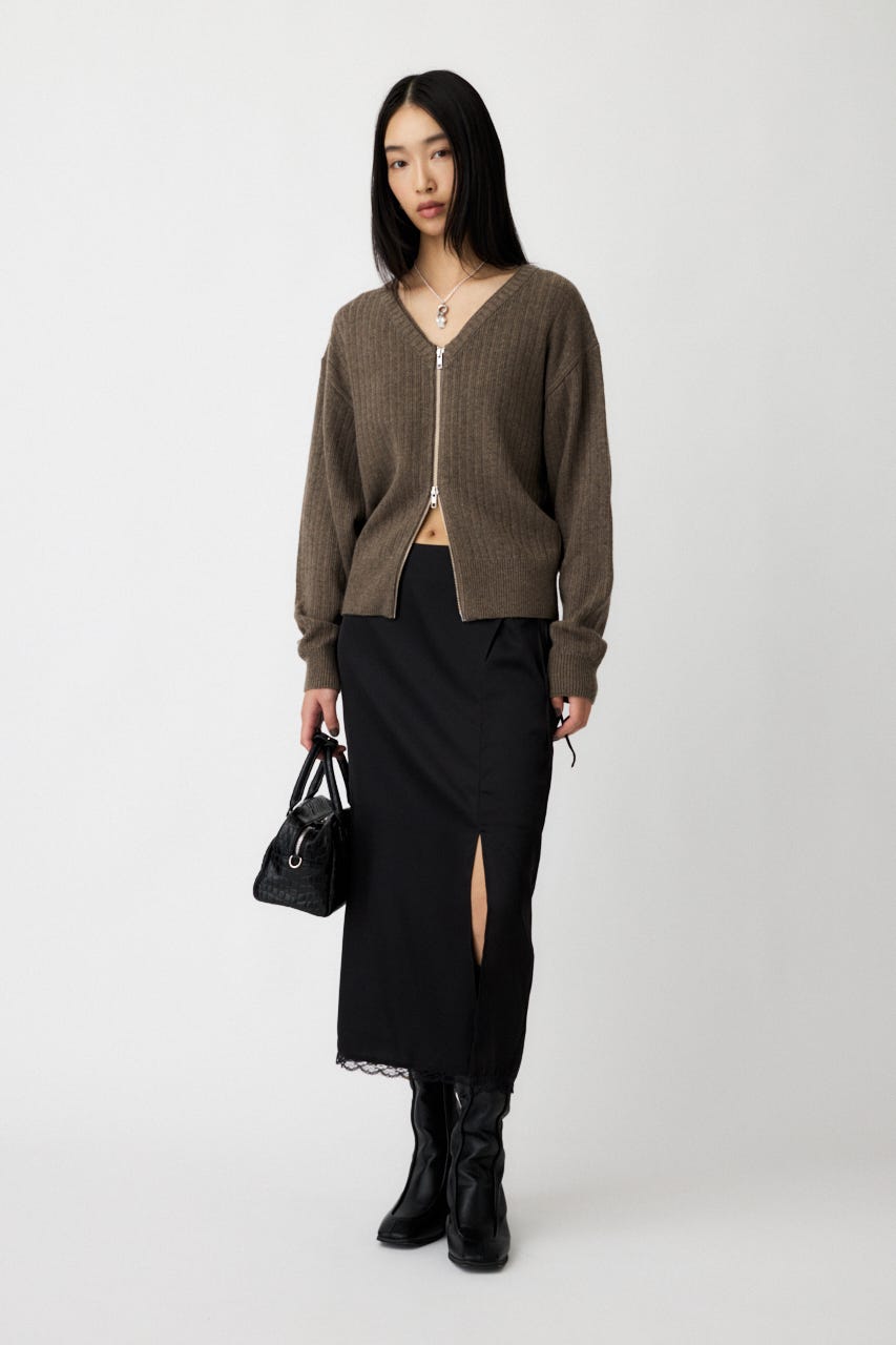 MOUSSY | 【先行予約特典対象商品】DOT SATIN スカート