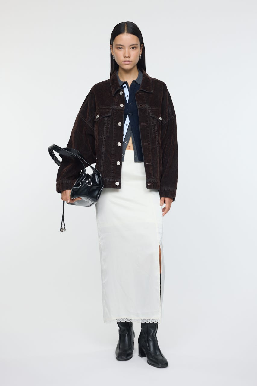 MOUSSY | 【先行予約特典対象商品】DOT SATIN スカート