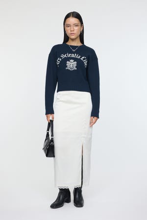 DOT SATIN スカート