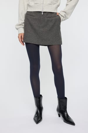 CENTER PRESSED ミニスカート