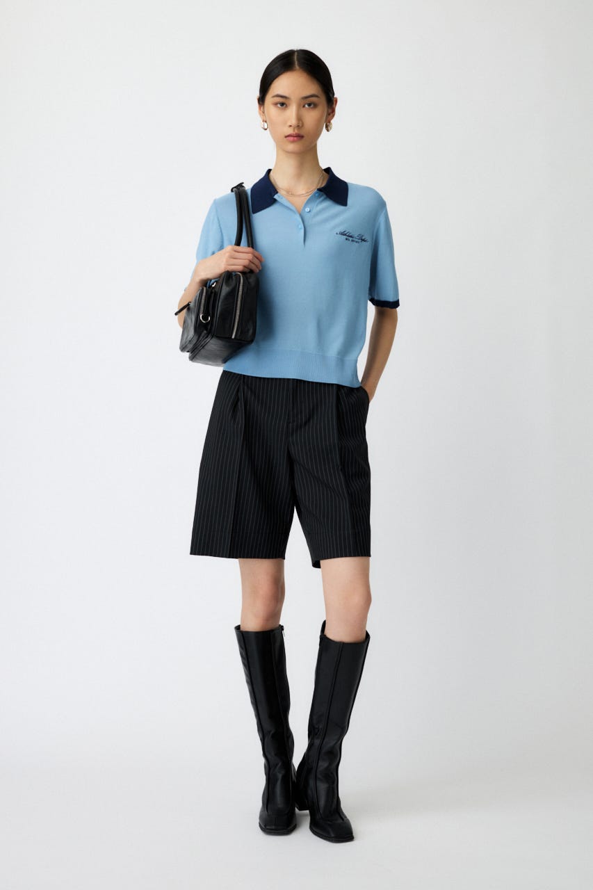 CENTER PRESS ハーフパンツ 柄BLK 2