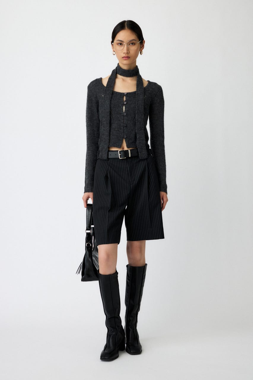 CENTER PRESS ハーフパンツ 柄BLK 2