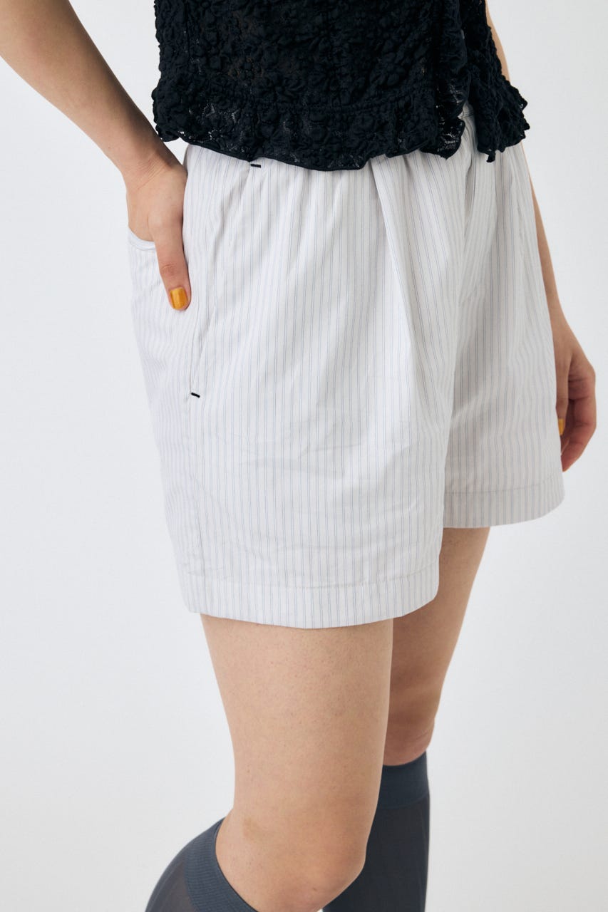 DRAWSTRING TRACK ショーツ 柄WHT FREE