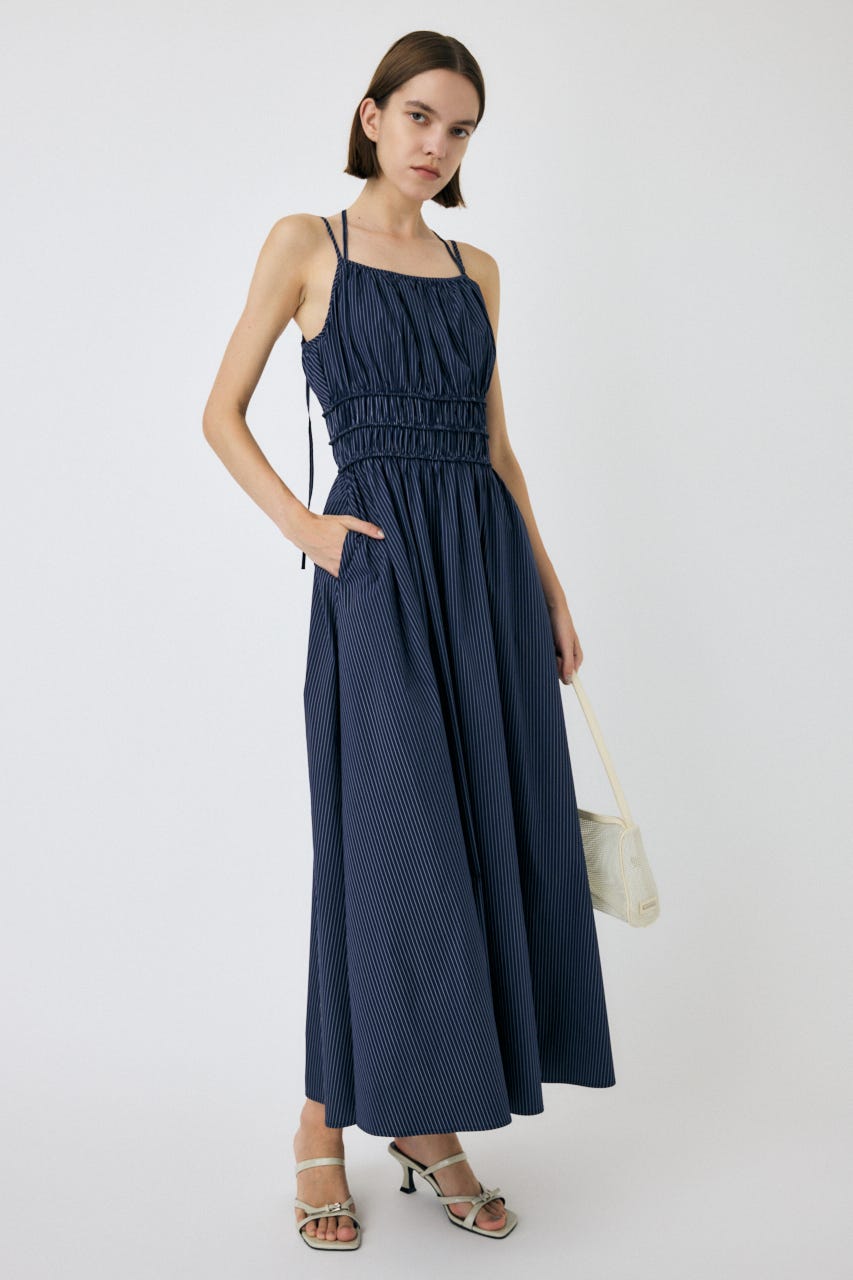 ワンピース user_9a0973c9 SLY | FRONT ZIP GATHER CAMI ワンピース (ワンピース(ロング