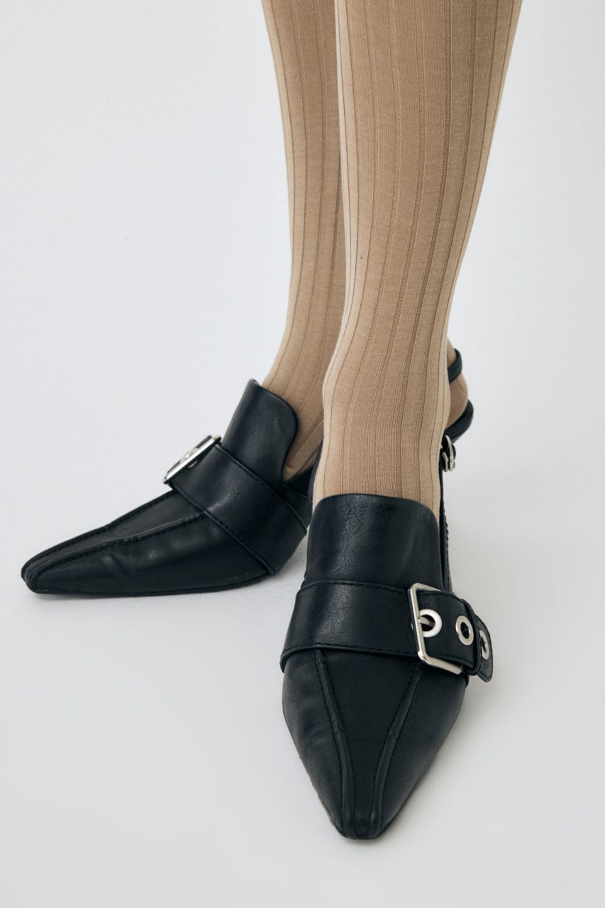 MOUSSY BELTED ミュール　'25AW新作 MOUSSY | 【otonaMUSE掲載】【ViVi掲載】BELTED ミュール