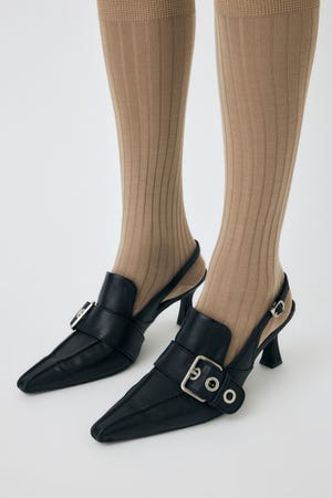 MOUSSY HARNESS SLINGBACK ミュール M MOUSSY | LACE UP SLING BACK ミュール (サンダル ) |SHEL'TTER