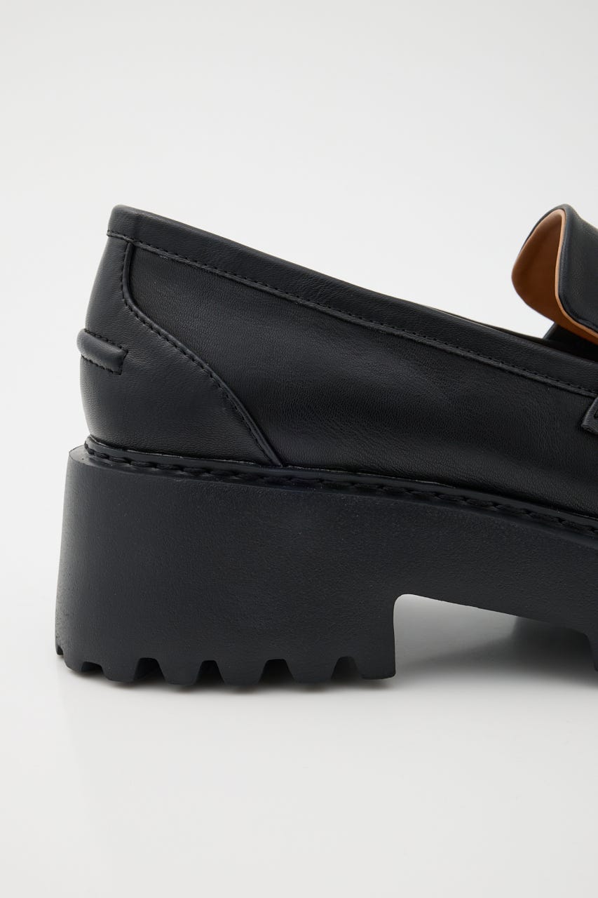 moussy PLATFORM ローファー ブラック MOUSSY | PLATFORM ローファー (ローファー・オックスフォード