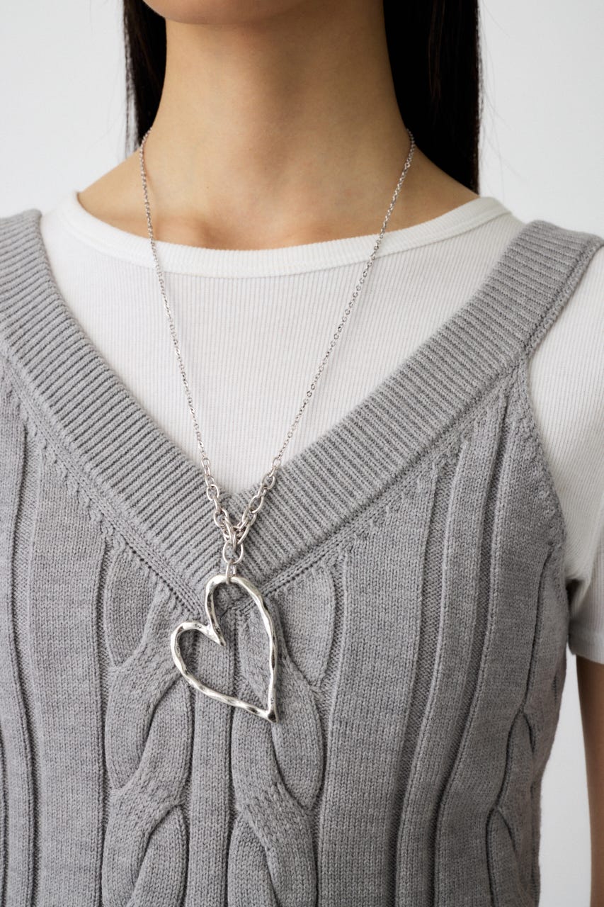 HEART ネックレス SLV FREE