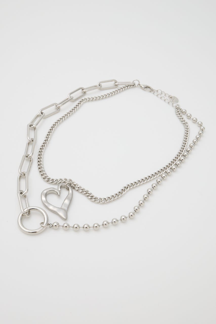 MOUSSY | ASYMMETRY CHAIN ネックレス (ネックレス ) |SHEL'TTER