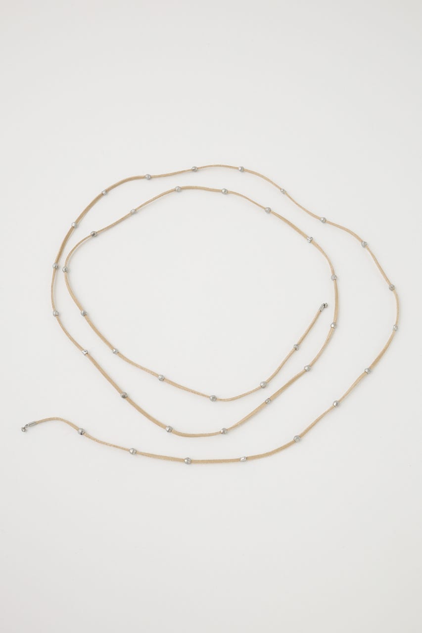 BEADED F/SUEDE チョーカー BEG FREE