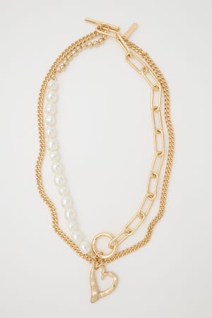 ASYMMETRY F/PEARL ネックレス