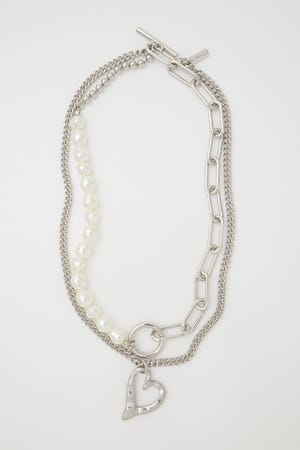 ASYMMETRY F/PEARL ネックレス