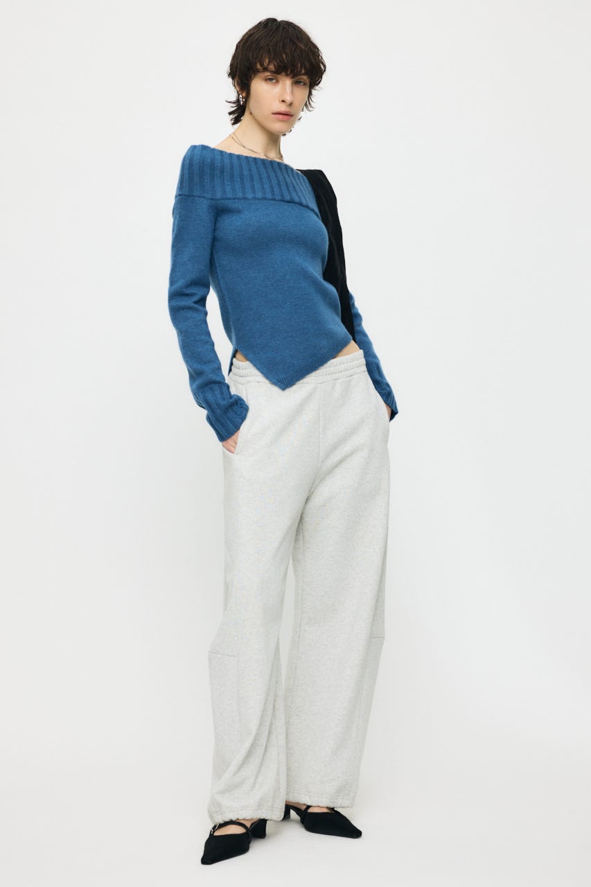 ASYMMETRY トップス BLU FREE