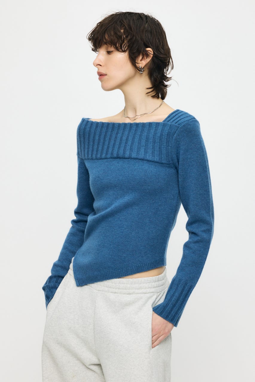 ASYMMETRY トップス BLU FREE