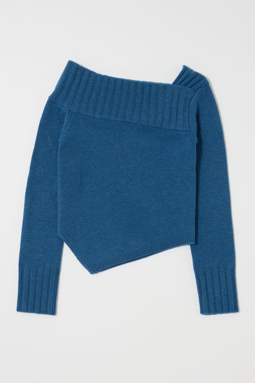 ASYMMETRY トップス BLU FREE