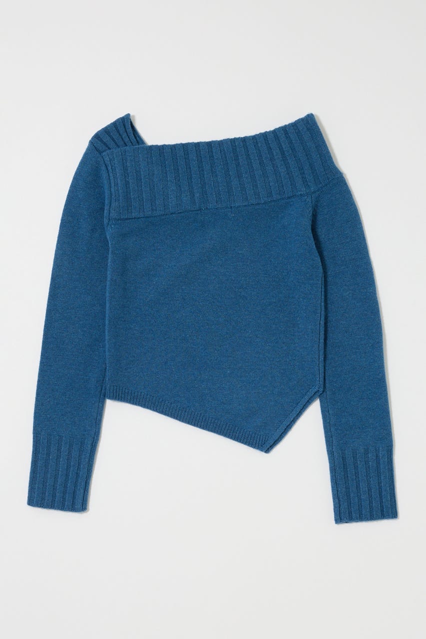 ASYMMETRY トップス BLU FREE