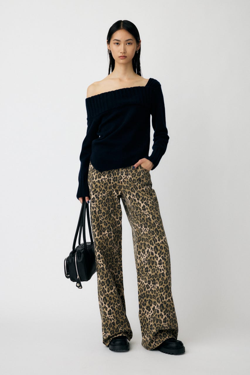 MOUSSY | 【先行予約特典対象商品】ASSYMMETRY トップス (ニット