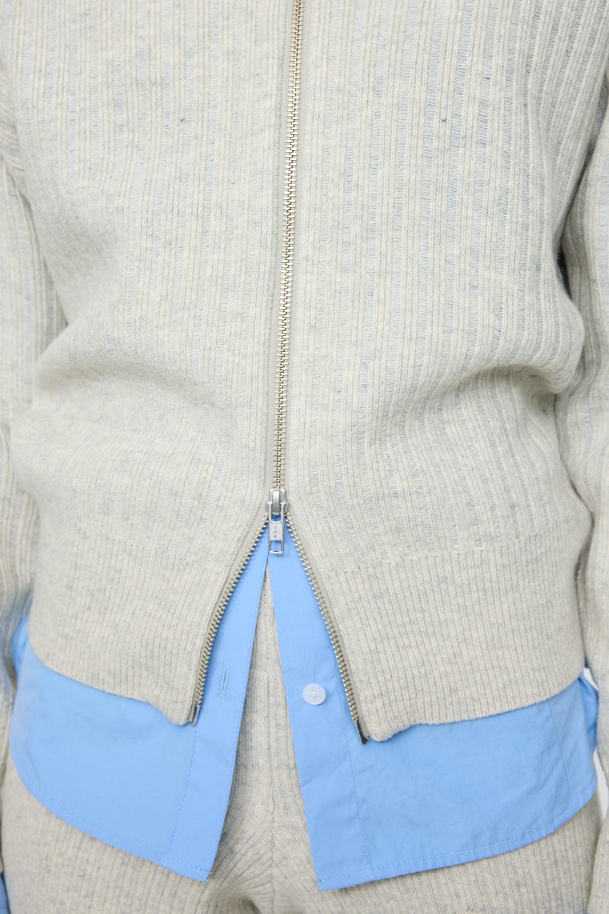 MOUSSY | ZIP UP KNIT カーディガン (カーディガン ) |SHEL'TTER