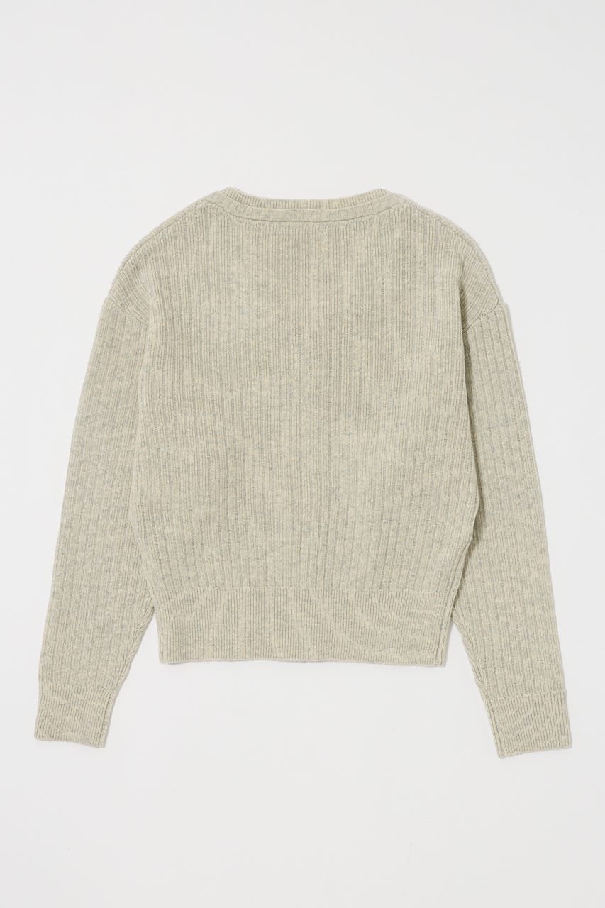 MOUSSY | ZIP UP KNIT カーディガン (カーディガン ) |SHEL'TTER