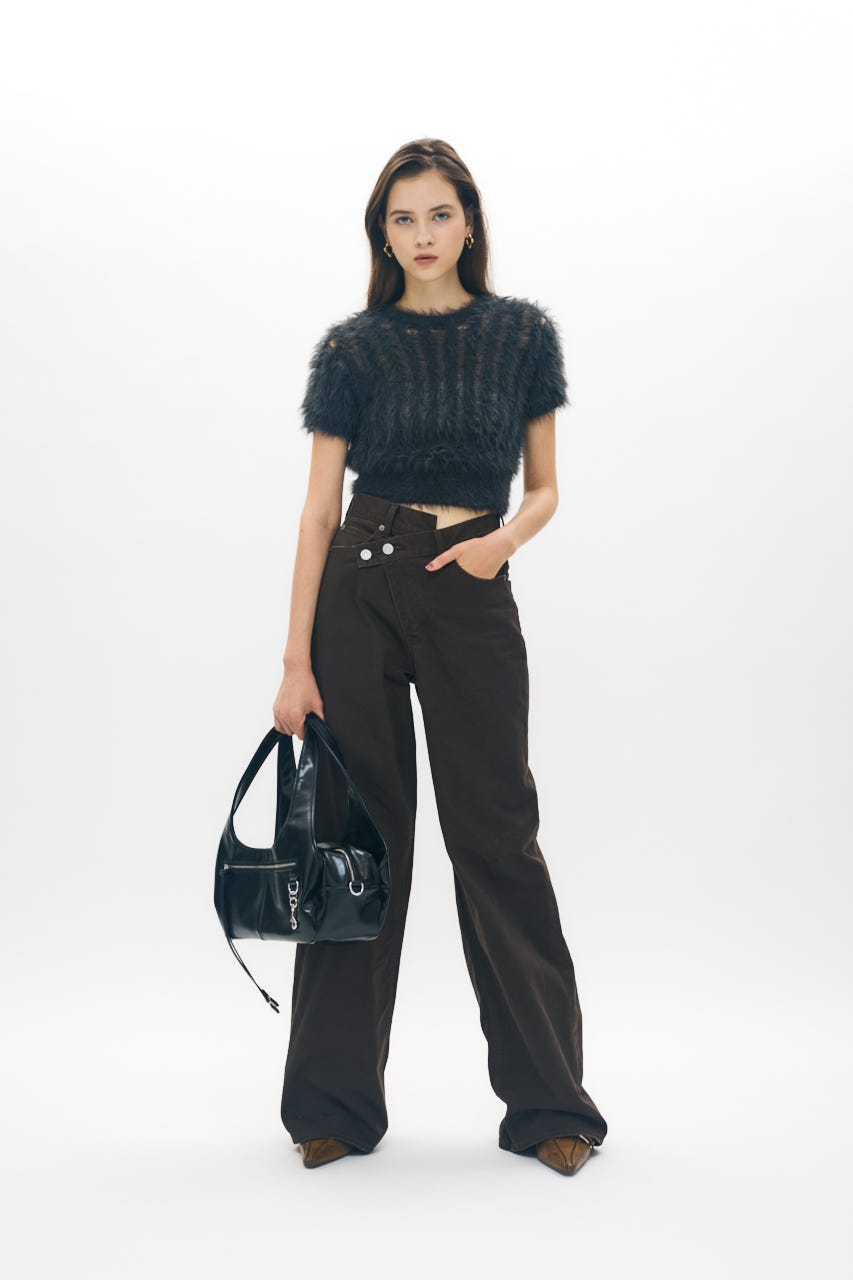 MOUSSY | 【ViVi掲載】SHEER SHAGGY ニット (ニット ) |SHEL