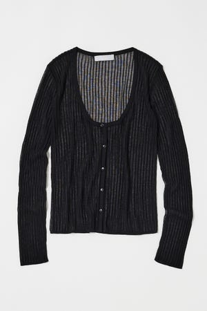 moussy - トップス 2点 moussy マウジー カーディガン  Tシャツ MOUSSY | LACE LAYERED OPEN NECK トップス (Tシャツ