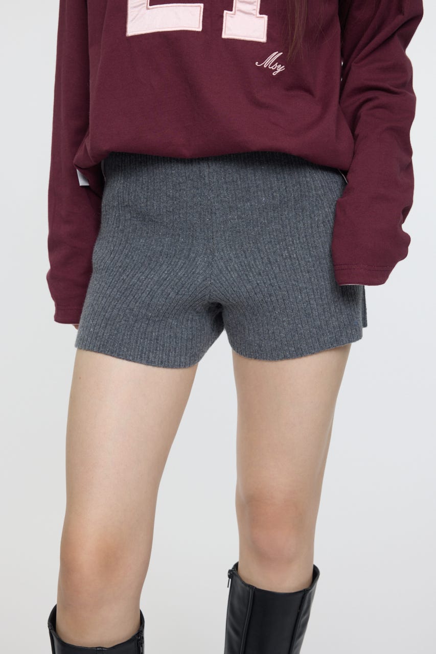 KNIT MICRO ショーツ C.GRY FREE