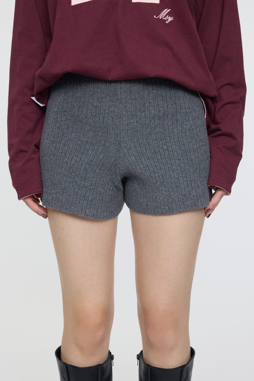 KNIT MICRO ショーツ C.GRY FREE