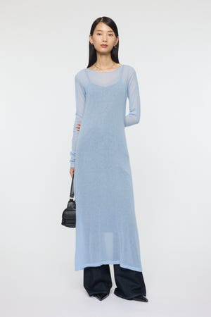 SHEER KNIT ドレス