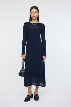 SHEER KNIT ドレス